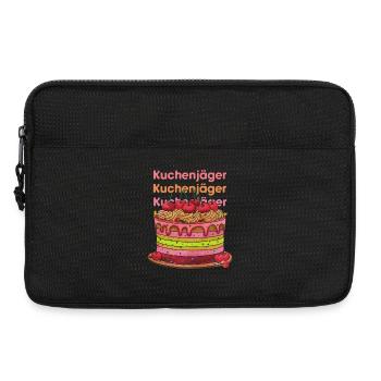 Kuchenjäger bunte Cake Layers - Laptoptasche 13" - Schwarz - Vorne