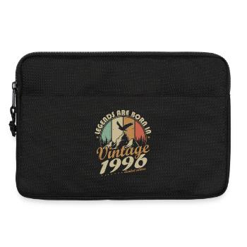 1996 Vintage Jahrgang Geburtstag Geschenk - Laptoptasche 13" - Schwarz - Vorne