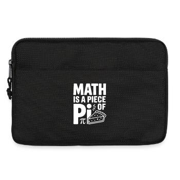 Mathematik ist ein Stück Pi - Laptoptasche 13" - Schwarz - Vorne