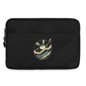 Vinyl Collector Record Collector Vinyl Records - Laptop bag 13" - black - Front