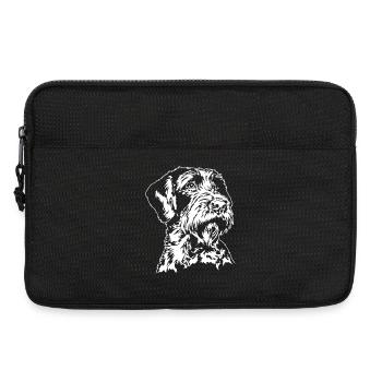 Korthals griffon Chiens portrait Chiens Chiens de chasse Wilsigns - Sacoche pour ordinateur portable 13 pouces - noir - Devant