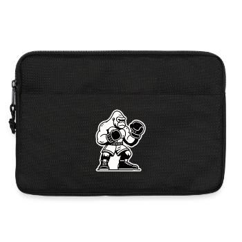 Gorilla Boxer Bold Outline - Laptop bag 13" - black - Front