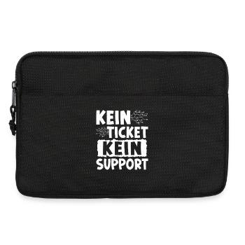 Nerd Computer NO TICKET NO PROBLEM FUNNY - Laptop bag 13" - black - Front