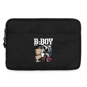 B-Boy Breakdance Streetstyle Breakdancer - Sacoche pour ordinateur portable 13 pouces - noir - Devant