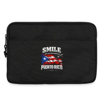 Just Landed In Puerto Rico Boricua - Laptoptasche 13" - Schwarz - Vorne