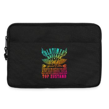 60th Birthday 60 Years Decoration 1965 Gift Funny - Laptop bag 13" - black - Front