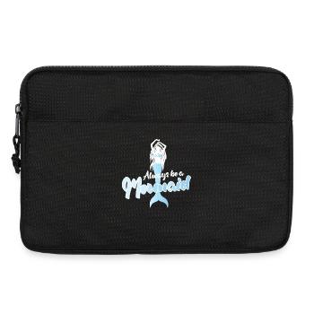 Always Be a Mermaid Inspirational Quote Design - Laptoptasche 13" - Schwarz - Vorne