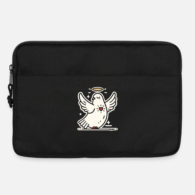 Friedens Taube Heilender Herz - Laptoptasche 13" - Schwarz