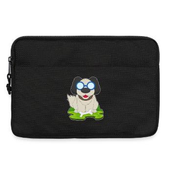Os de chien - Sacoche pour ordinateur portable 13 pouces - noir - Devant