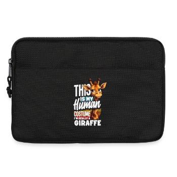 C’est mon costume de girafe humaine - Sacoche pour ordinateur portable 13 pouces - noir - Devant