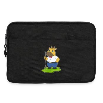 Giraffe Billiard Queue Sport - Laptoptasche 13" - Schwarz - Vorne