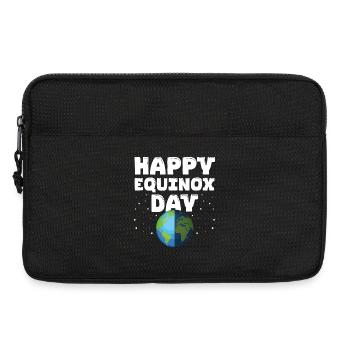 Happy Equinox Day Easter Ostara Pagan Easter - Laptop bag 13" - black - Front