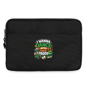 I wanna dance with Some-Paddy | St Patrick's Day - Laptoptasche 13" - Schwarz - Vorne