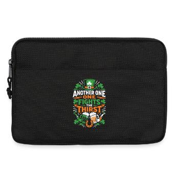Un autre combat la soif | La Saint-Patrick - Sacoche pour ordinateur portable 13 pouces - noir - Devant