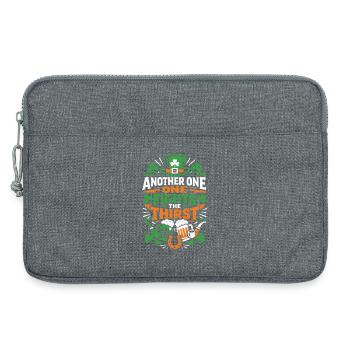Un autre combat la soif | La Saint-Patrick - Sacoche pour ordinateur portable 13 pouces - gris chiné - Devant