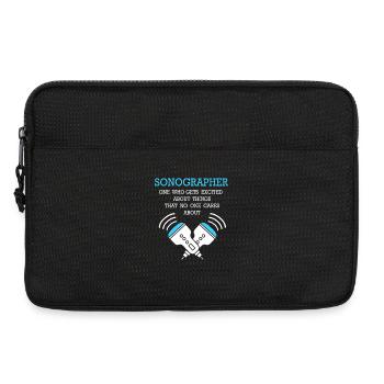 Ultraschall - Laptoptasche 13" - Schwarz - Vorne