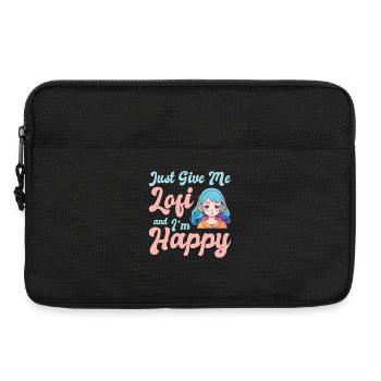 Lofi Hip Hop Relaxing Jazz Music Mix Genre Lofi - Laptop bag 13" - black - Front