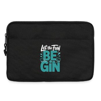 Gin Que le plaisir soit Gin & Tonic Fête des Amateurs Gin - Sacoche pour ordinateur portable 13 pouces - noir - Devant