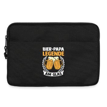 Beer Father Father's Day Dad - Laptop bag 13" - black - Front