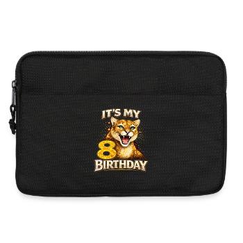 C’est mon 8e anniversaire, un anniversaire sauvage - Sacoche pour ordinateur portable 13 pouces - noir - Devant