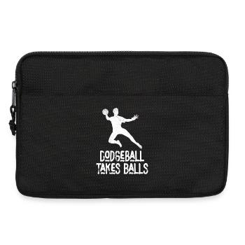 Dodgeball Takes Balls - Laptop bag 13" - black - Front