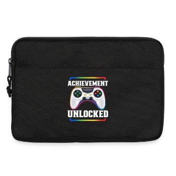 Gaming Gamer Videospiele Controller Zocken Zocker - Laptoptasche 13" - Schwarz - Vorne