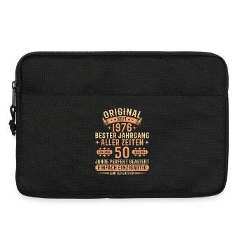 50e anniversaire 1976 cadeau Vintage Legend - Sacoche pour ordinateur portable 13 pouces - noir - Devant