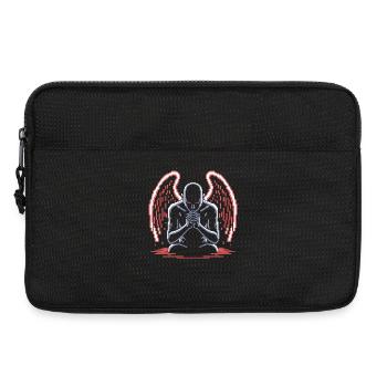 Dark Angel Pixel Art Shirt – Fallen Angel - Laptop bag 13" - black - Front