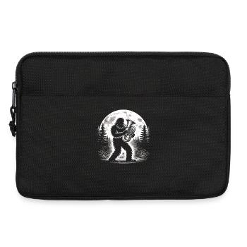 Joueur de tuba Bigfoot - Sacoche pour ordinateur portable 13 pouces - noir - Devant