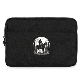 Bigfoot Reiten - Laptoptasche 13" - Schwarz - Vorne