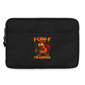 F-Caw-F I'm Gaming Hahn Humor Lustig - Laptoptasche 13" - Schwarz - Vorne