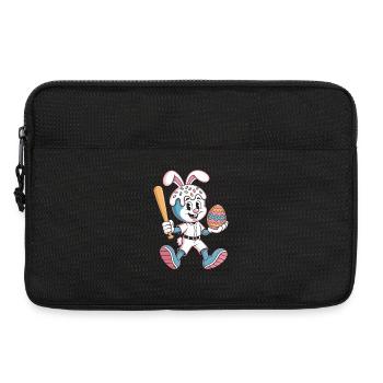 Hoppelhase avec œuf de Pâques - Sacoche pour ordinateur portable 13 pouces - noir - Devant