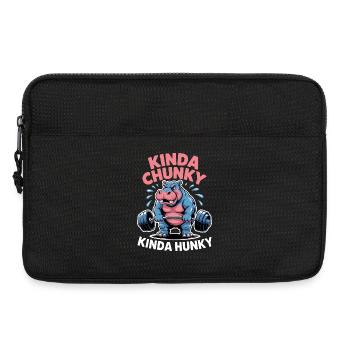 Cadeau de la blague de fitness Gym Bear Chunky Hunky Hunky Dicts de Fitness - Sacoche pour ordinateur portable 13 pouces - noir - Devant