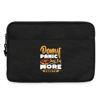 Restauration rapide en donuts - Sacoche pour ordinateur portable 13 pouces - noir - Devant