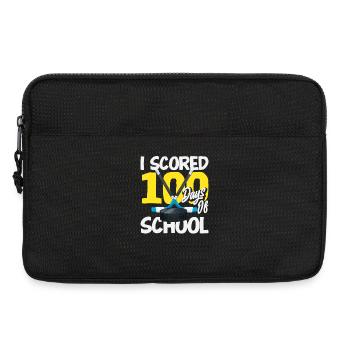 100 Tage Schule Eishockey Sport Design - Laptop bag 13" - black - Front