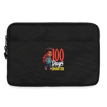 100 Days Smart Student with Backpack - Laptop bag 13" - black - Front