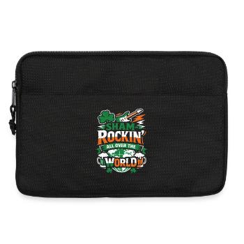 ShamRockin All Over The World - Laptop bag 13" - black - Front
