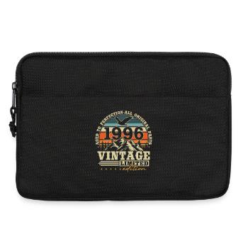 Vintage 1996 Vinatge Birthday Gift Retro - Laptop bag 13" - black - Front