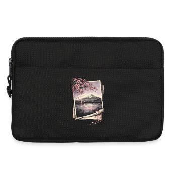 Cherry Blossom Sakura Cherry Blossom - Laptop bag 13" - black - Front
