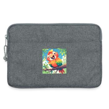 Macaw's Era - Laptop bag 13" - heather grey - Front
