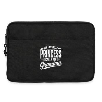My favorite princess calls grandma - Laptop bag 13" - black - Front