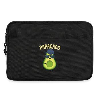 Werdender Papa & Vater, Papacado, Schwangerschaft - Laptoptasche 13" - Schwarz - Vorne