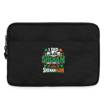 Prêt devant les bêtises | La Saint-Patrick - Sacoche pour ordinateur portable 13 pouces - noir - Devant