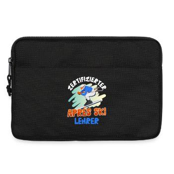 Skifahren ZERTIFIZIERTER APRES-SKI LEHRER Lustig - Laptoptasche 13" - Schwarz - Vorne