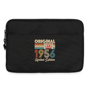 70. Geburtstag 70 Jahre 1956 Geburtstagsgeschenk - Laptoptasche 13" - Schwarz - Vorne