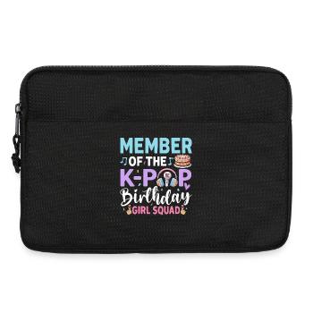 Member Of The K-Pop Birthday Girl Squad - Laptoptasche 13" - Schwarz - Vorne