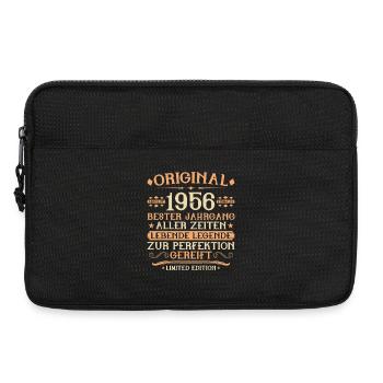 1956 Geboren Lebende Legende 70. Geburtstag - Laptoptasche 13" - Schwarz - Vorne