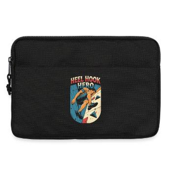 Indoor Klettern Indoorklettern Heel Hook Hero - Laptoptasche 13" - Schwarz - Vorne