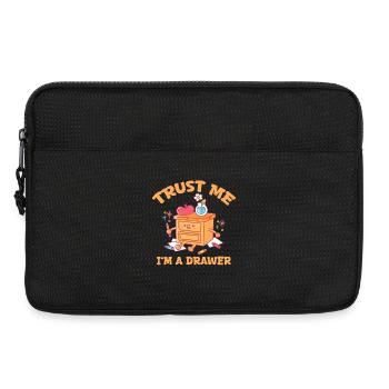 Lustiger Künstler Design Schöpfer Kunstlehrer Ich bin ein Draw - Laptoptasche 13" - Schwarz - Vorne