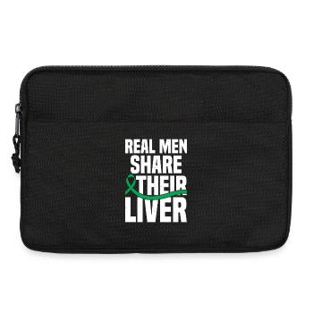 Lebertransplantationsüberlebende Organspende - Laptoptasche 13" - Schwarz - Vorne